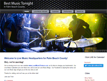 Tablet Screenshot of bestmusictonight.com